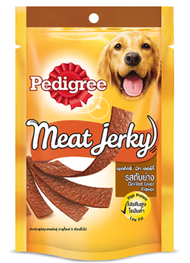 Pedigree Meat Jerky Grilled Liver Dog Treats 80G